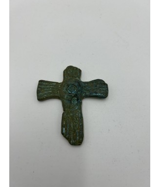 Croix en bronze médiévale ,...