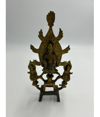 Bronze doré de Bouddha ,...