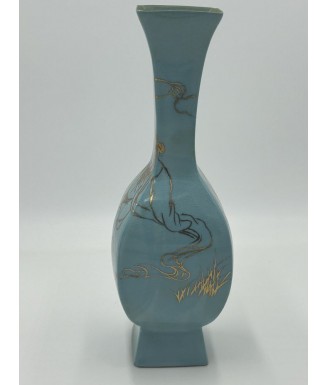 Vase porcelaine chinoise,...