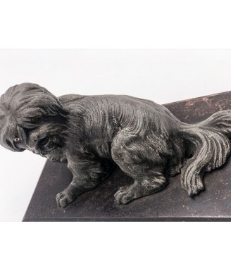 bronze de Vienne , chien...