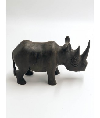 Rhinocéros en ébène art...